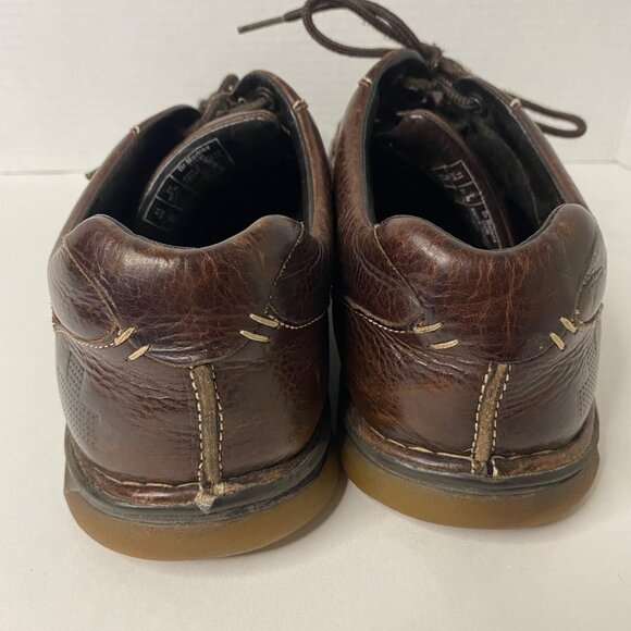 Dr Martens 11405 Mens Brown‎ Leather Oxford Shoes Lace Up Moc Toe Size 12 UK 11 main image 6